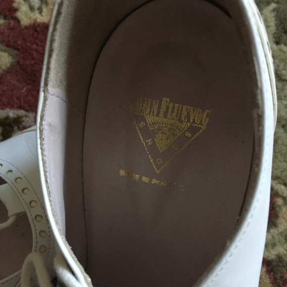 JOHN FLUEVOG Chamomile Teapots White + Ivory Shoes Size 8 - Picture 2 of 11